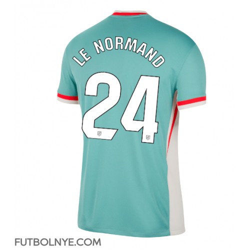 Camiseta Atletico Madrid Robin Le Normand #24 Visitante Equipación 2024-25 manga corta